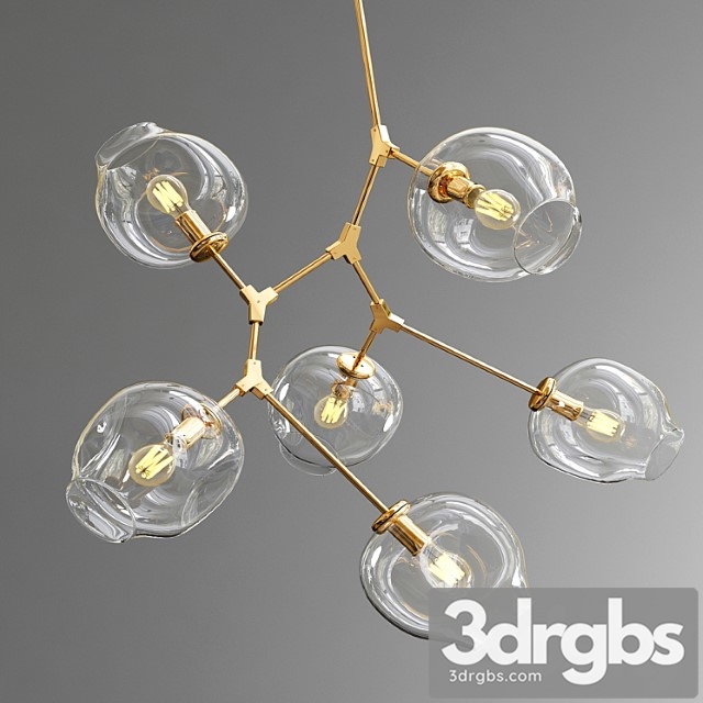 Branching bubble 6 lamps - thumbnail 1