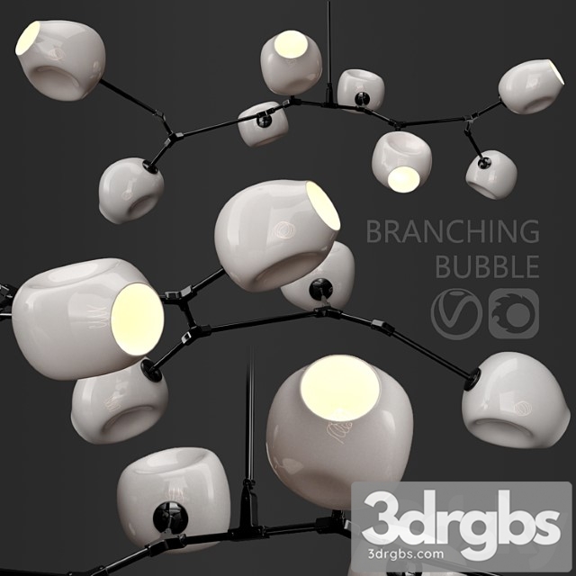 Branching bubble 8 lamps - thumbnail 1