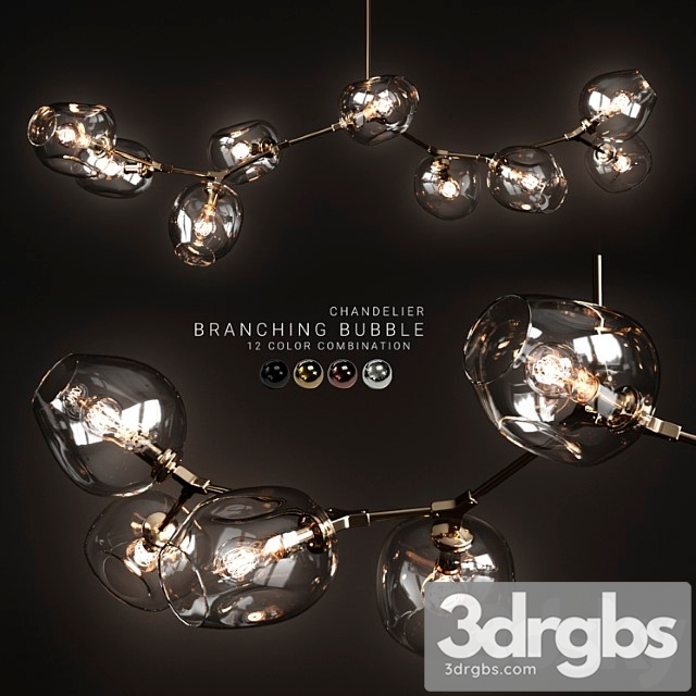 Branching Bubble 9 Lamps 2 1 3dsmax Download - thumbnail 1