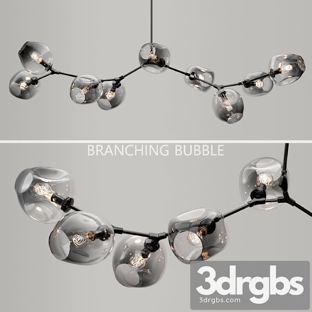 Branching Bubble 9 Lamps 6 3dsmax Download - thumbnail 1