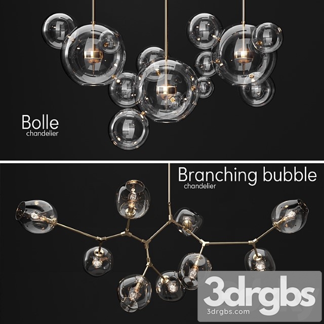 Branching Bubble and G C Bolle 3dsmax Download - thumbnail 1