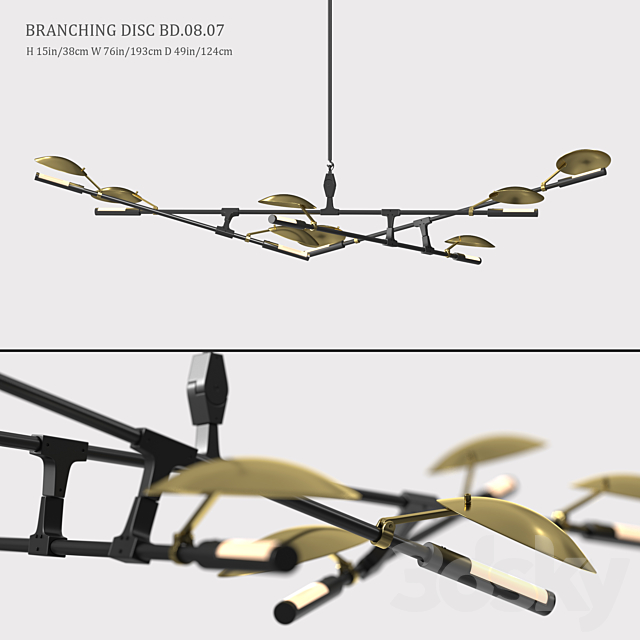 BRANCHING DISC BD.08.07 3DSMax File - thumbnail 1