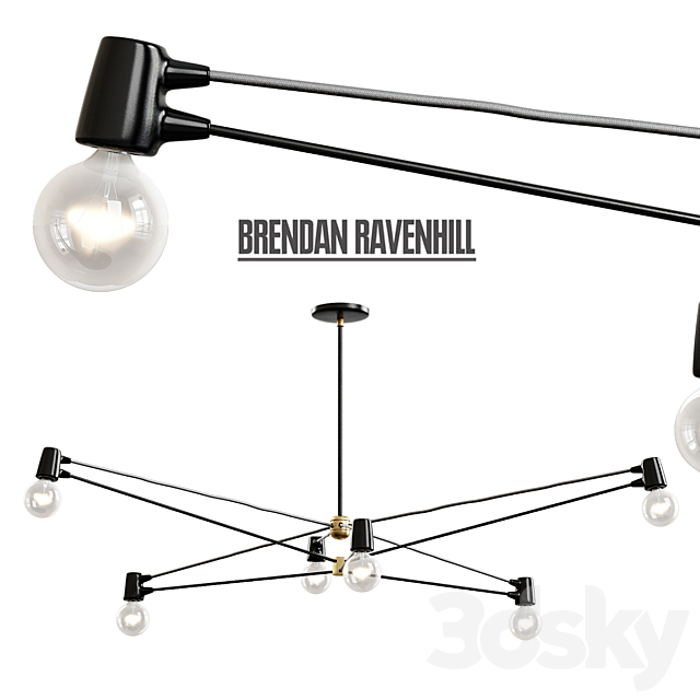 Brendan Ravenhill _ Cord Chandelier 3DSMax File - thumbnail 1