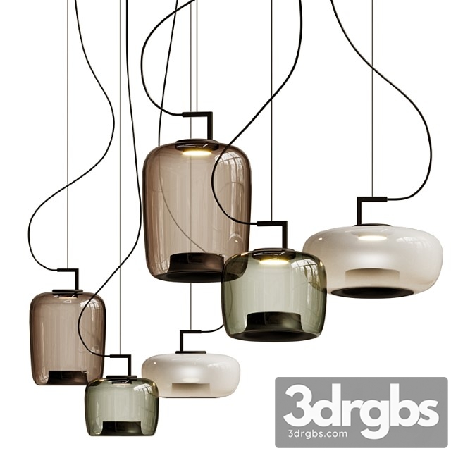 Brokis brokisled glass pendant lamp double - thumbnail 1