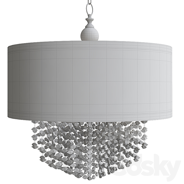 Bryanna 3-Light Chandelier 3DSMax File - thumbnail 3