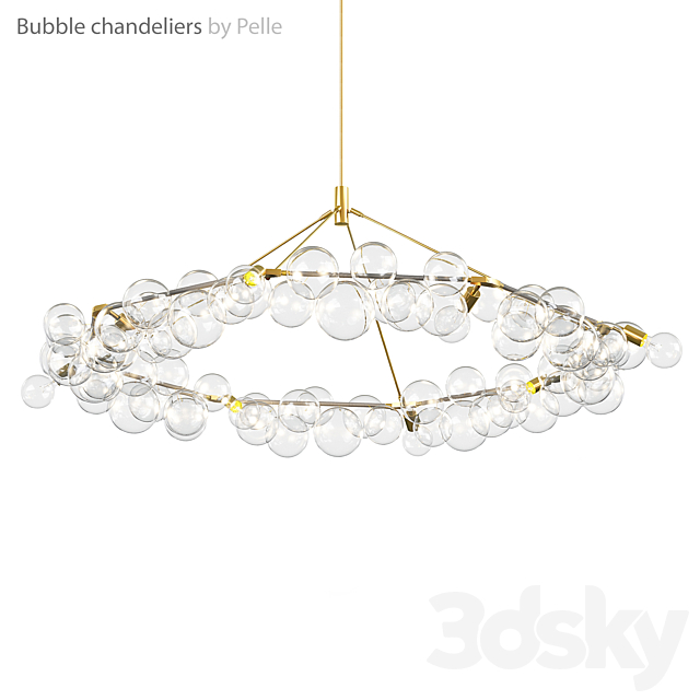 Bubbles chandeliers by Pelle 3DSMax File - thumbnail 1