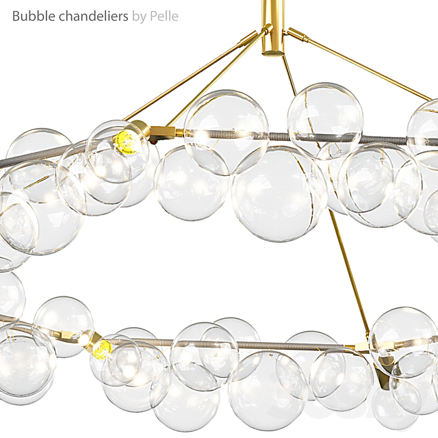 Bubbles chandeliers by Pelle 3DSMax File - thumbnail 2