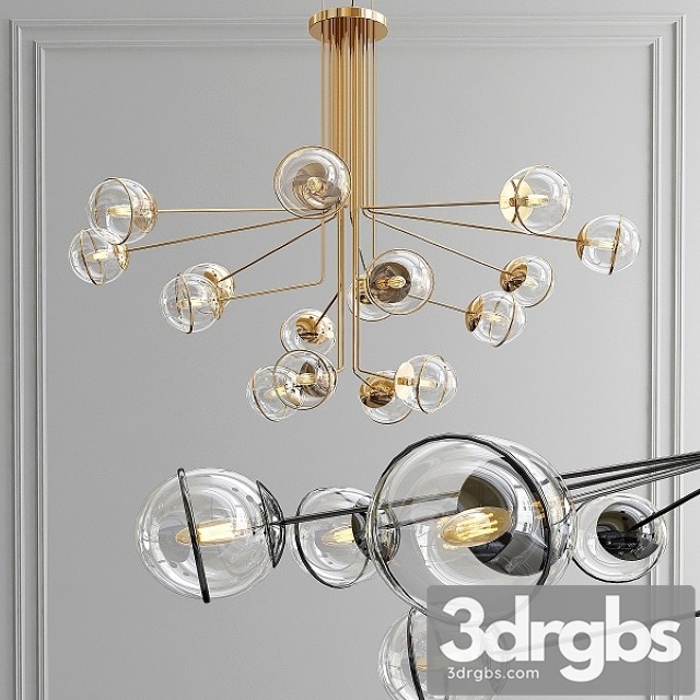 Bubbles Pendant OBB413 3dsmax Download - thumbnail 1