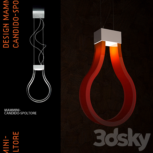 BULB S – HANGING LAMP 3ds Max - thumbnail 1