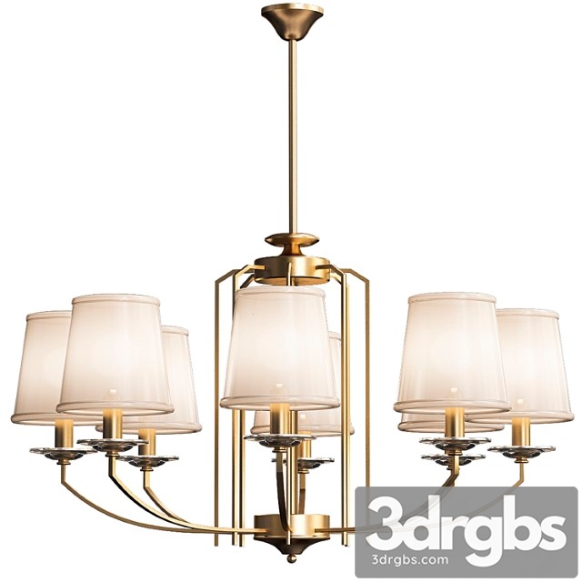 Buy Beige Chandelier 3dsmax Download - thumbnail 1