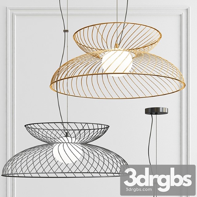 Cage ceiling light – charcoal - thumbnail 1