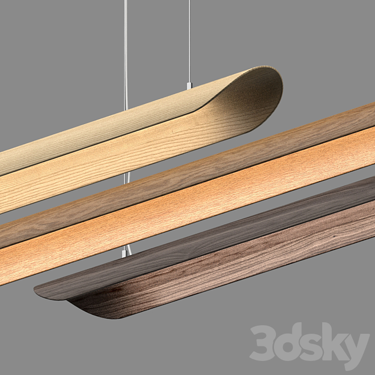 Canoe Lamp by Studio Vayehi 3DS Max Model - thumbnail 2