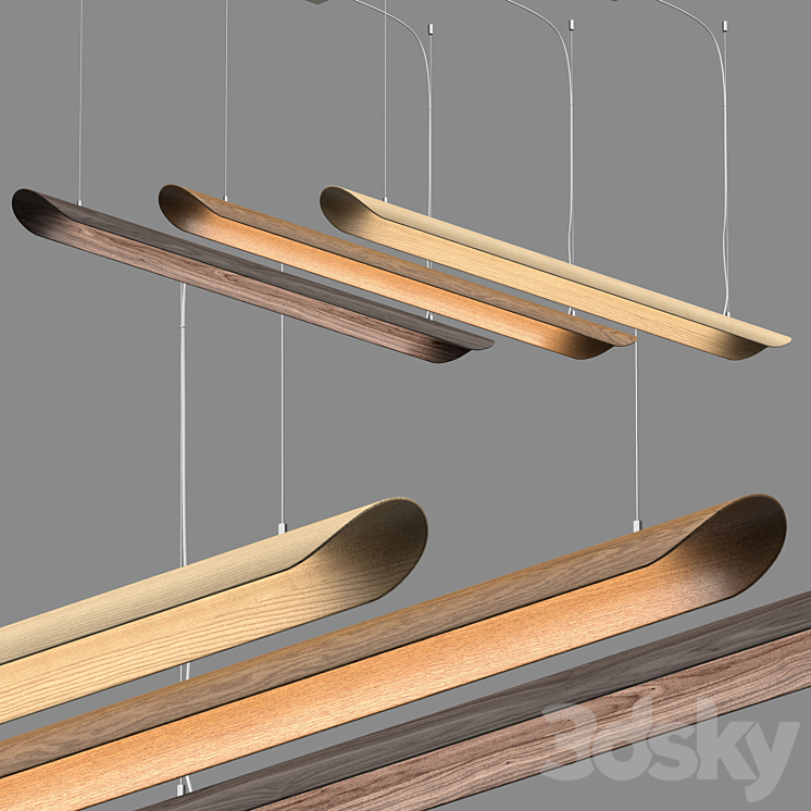 Canoe Lamp by Studio Vayehi 3DS Max Model - thumbnail 3