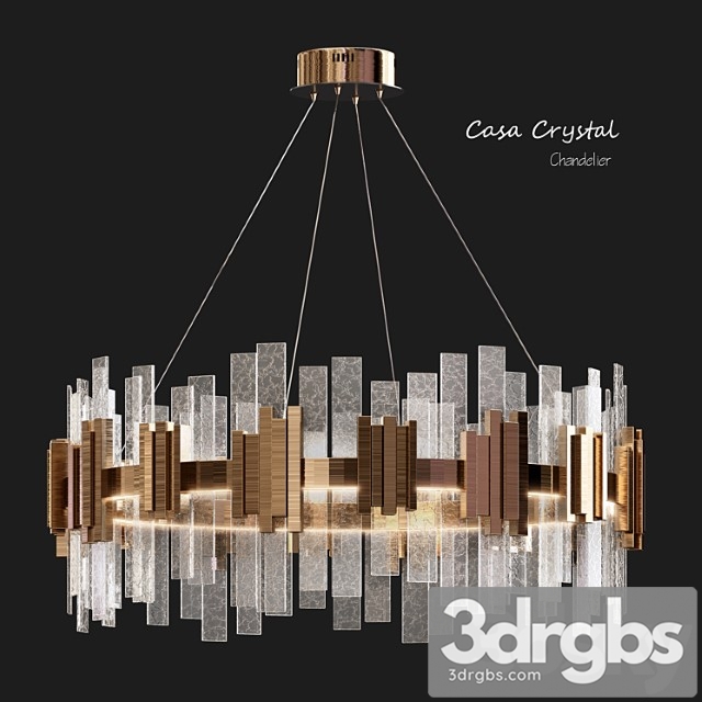 Casa crystal chandelier01 - thumbnail 1