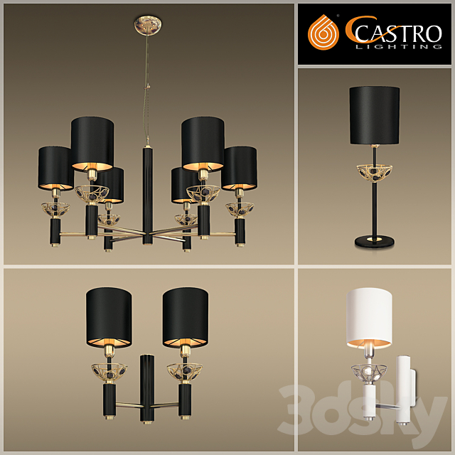 Castro Lighting Collection CHICAGO 3DSMax File - thumbnail 1