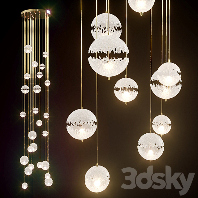 Catellani & Smith PostKrisi Chandelier 3DSMax File - thumbnail 1