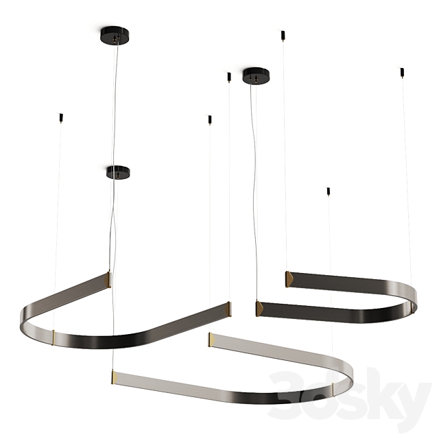 Cattelan Italia Bluebell Pendant Lamp 3DS Max Model - thumbnail 3