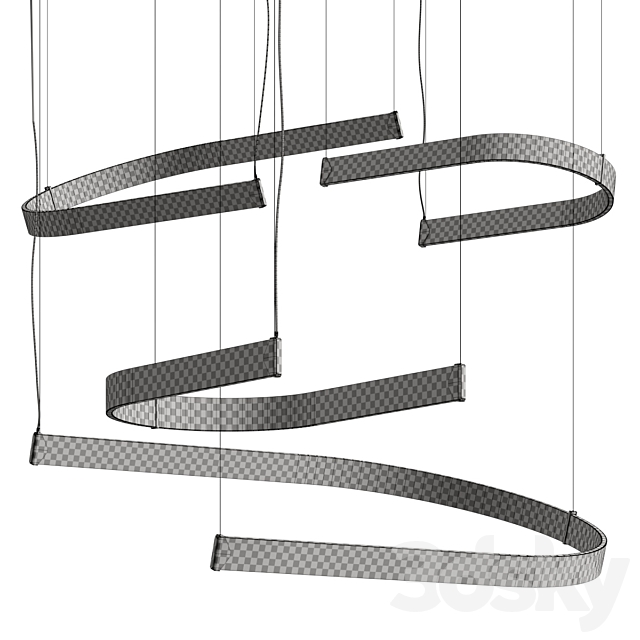 Cattelan Italia Bluebell Pendant Lamp 3DS Max Model - thumbnail 5