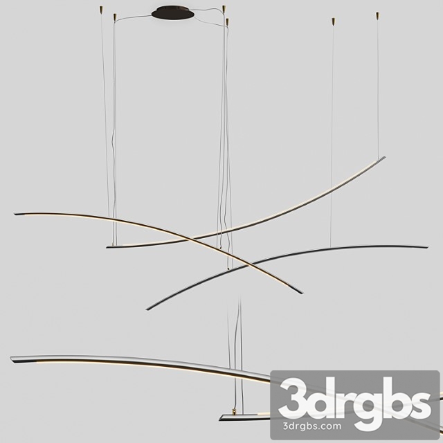 Cattelan italia katana ceiling lamp - thumbnail 1