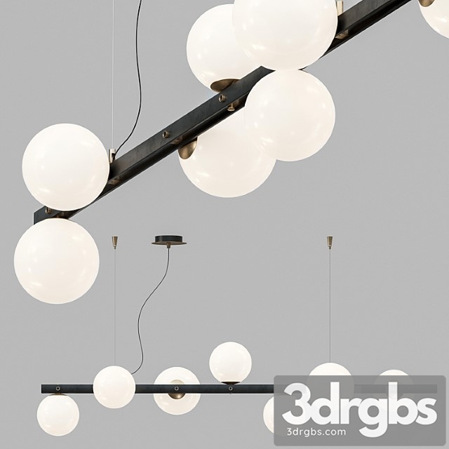 Cattelan Italia Planeta Ceiling Lamp 3dsmax Download - thumbnail 1