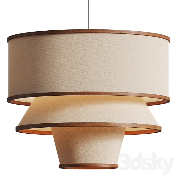 CB2 Bruna Pendant Lamp 3DS Max Model - thumbnail 1