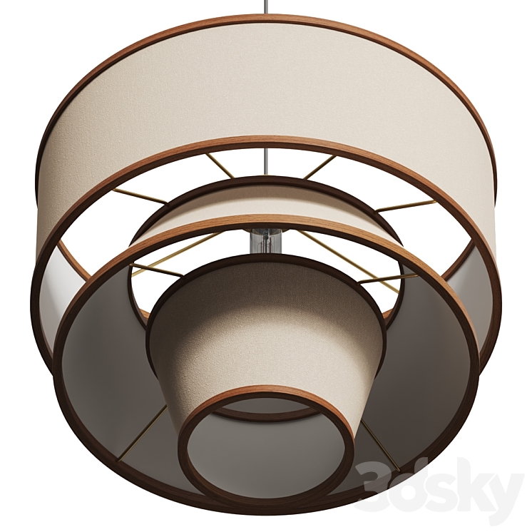 CB2 Bruna Pendant Lamp 3DS Max Model - thumbnail 2