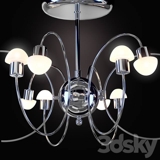 Ceiling chandelier MW light Vega 329011512 3DSMax File - thumbnail 3