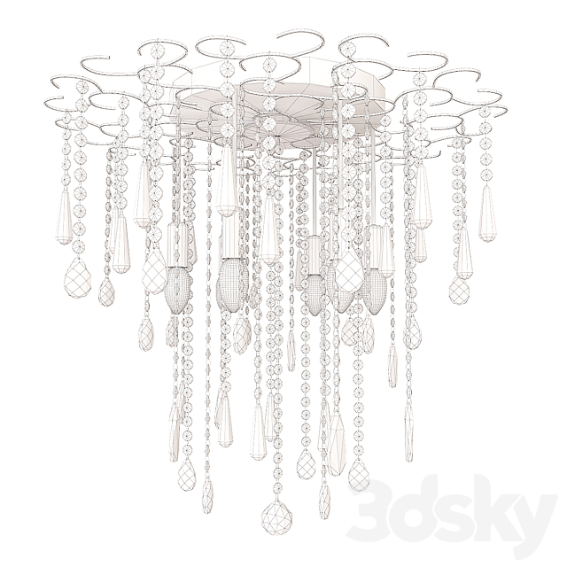 Ceiling chandelier – Skyfall 3DSMax File - thumbnail 2