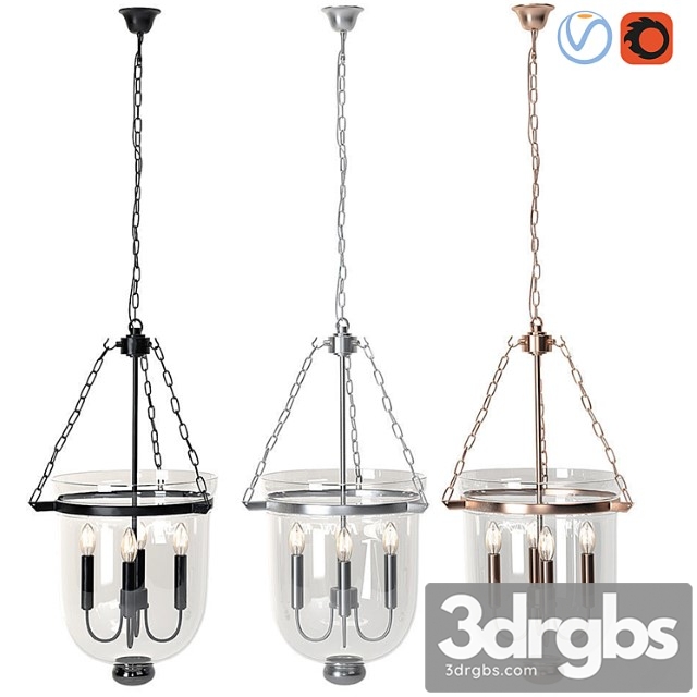 Ceiling lamp houzz 14 3dsmax Download - thumbnail 1