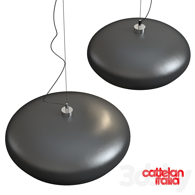 Ceiling lamp HUBLOT Cattelan Italia 3DS Max Model - thumbnail 2