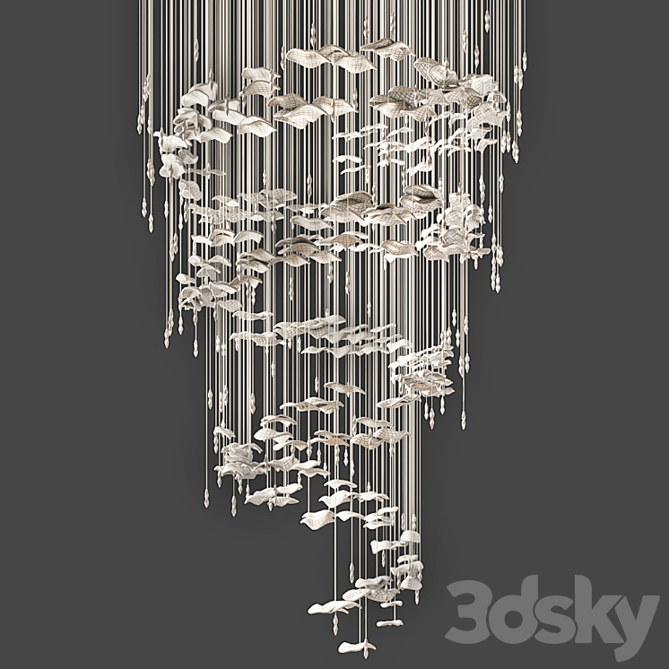 ceiling light 108 3DS Max Model - thumbnail 2