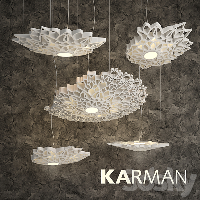 Ceiling pendant Karman NOTREDAME – SE130 1B INT 3DS Max Model - thumbnail 2