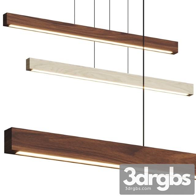 Cerno una linear pendant lamp - thumbnail 1