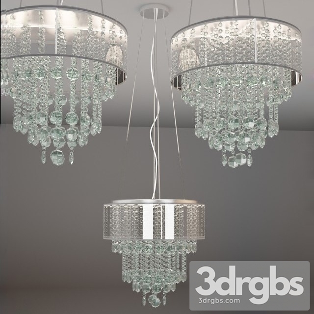 Chandelier 003 3dsmax Download - thumbnail 1