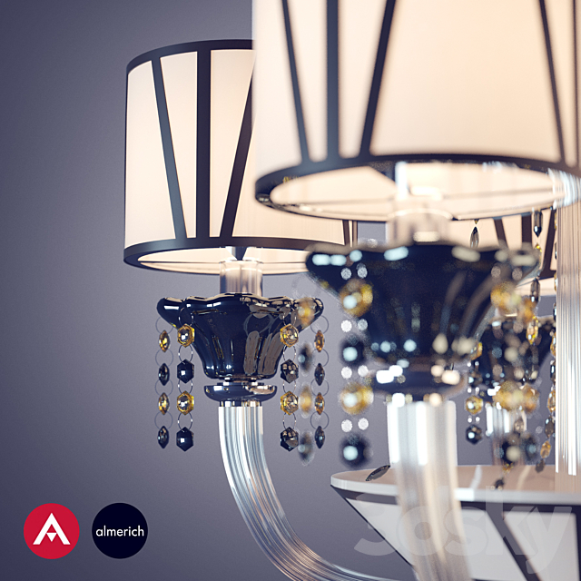 Chandelier 20120 Almerich 3DS Max Model - thumbnail 2