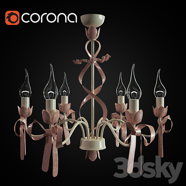 Chandelier 2527_6 Odeon light (Italy) 3DSMax File - thumbnail 1