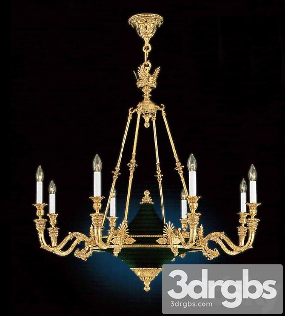 Chandelier 3 3dsmax Download - thumbnail 1