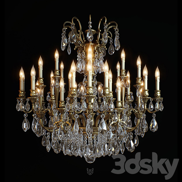 chandelier 3DSMax File - thumbnail 1