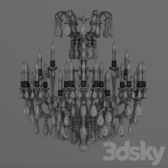 chandelier 3DSMax File - thumbnail 5