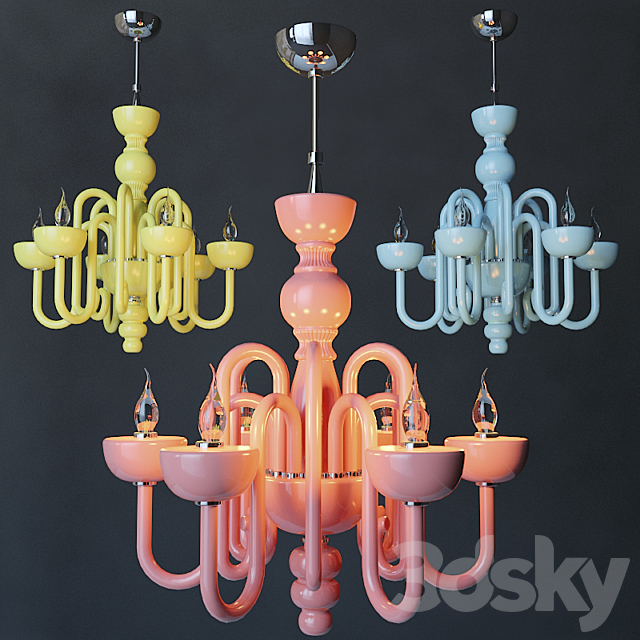 Chandelier 3DSMax File - thumbnail 1