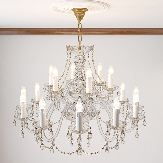 Chandelier ANDREA 3DS Max Model - thumbnail 1