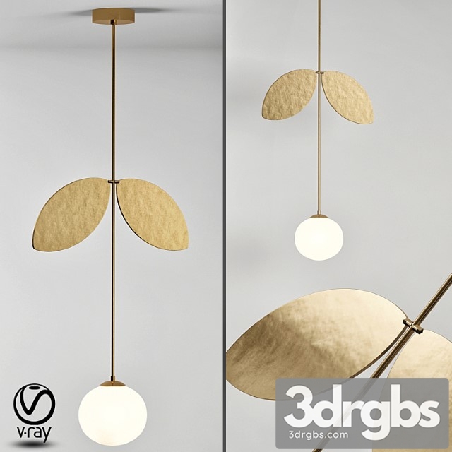 Chandelier areti plant pendant 3dsmax Download - thumbnail 1