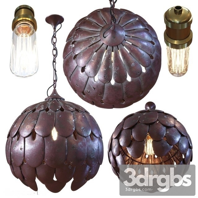 Chandelier Armadillo Porta Romana 3dsmax Download - thumbnail 1