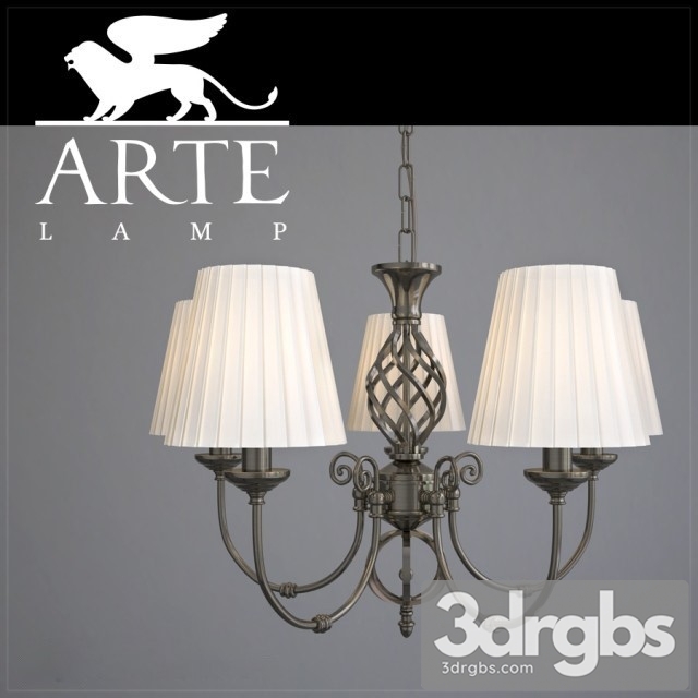 Chandelier Arte Lamp A8390LM 3dsmax Download - thumbnail 1