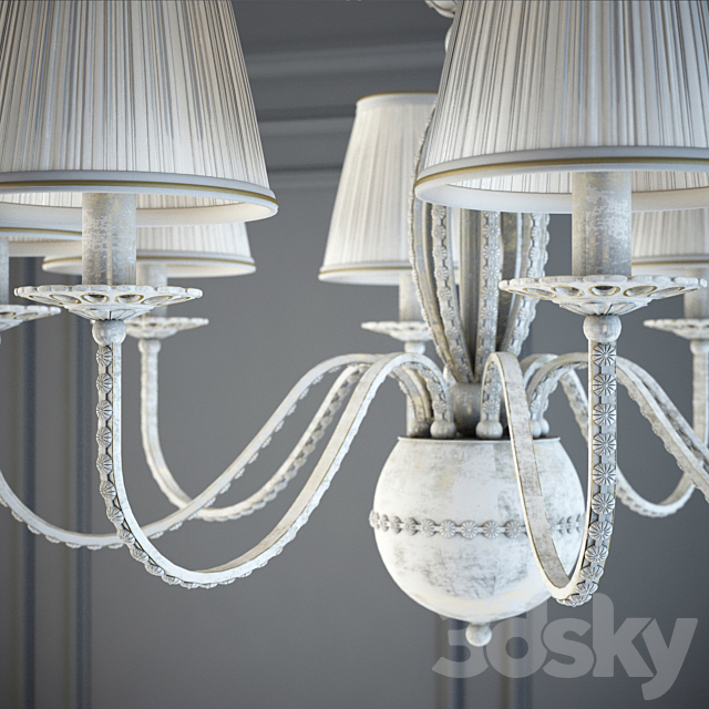 Chandelier ArteLamp Calamaro 3DS Max Model - thumbnail 2