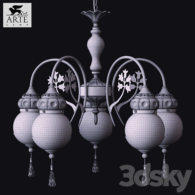 Chandelier ArteLamp Ramses 3DSMax File - thumbnail 3