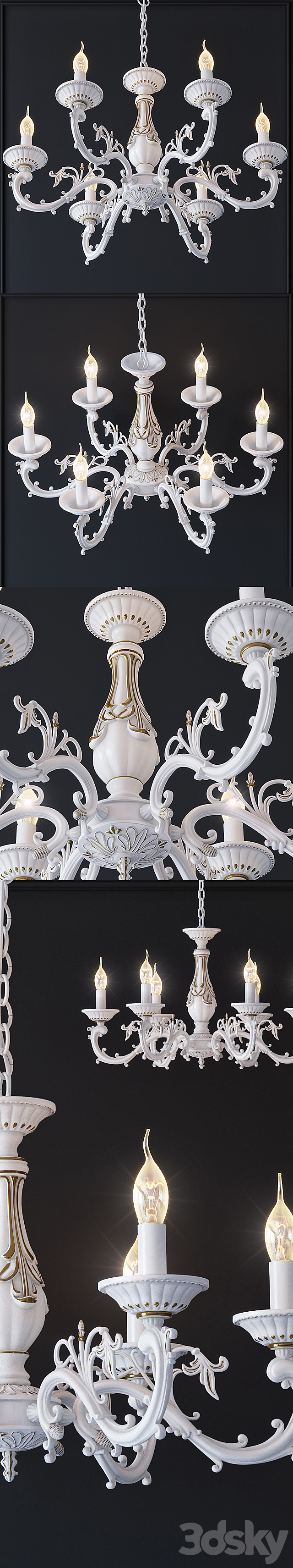 Chandelier Aurora 3DSMax File - thumbnail 2