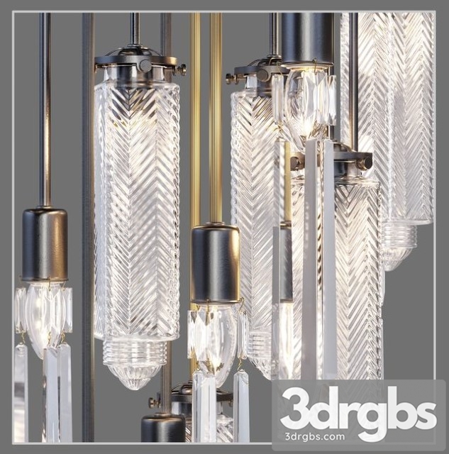 Chandelier AXIS 12 ARM FIXTURE 2015 3dsmax Download - thumbnail 1