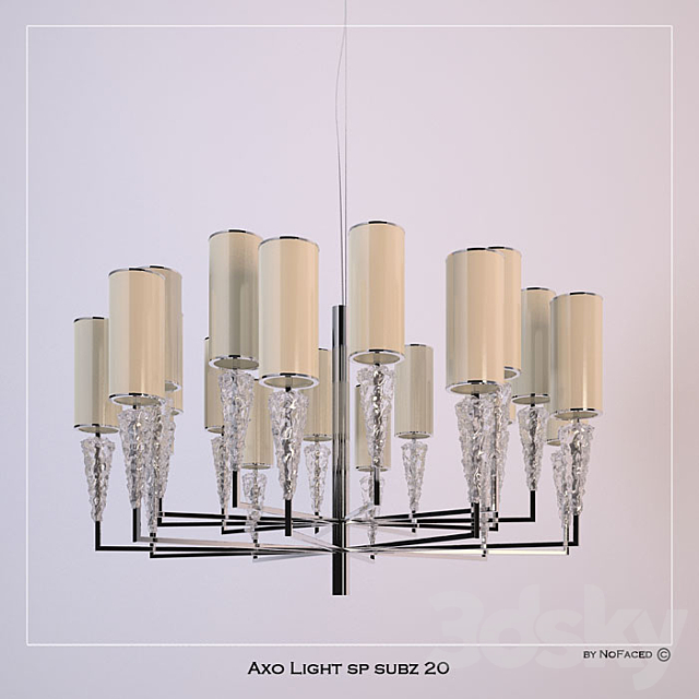 chandelier Axo Light sp subz 20 3DSMax File - thumbnail 1