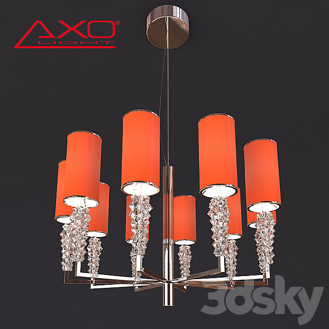 Chandelier Axo Light Subzero SP SUBZ 10 3DSMax File - thumbnail 1